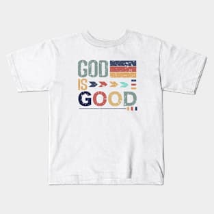 God is Good - Christian design Kids T-Shirt